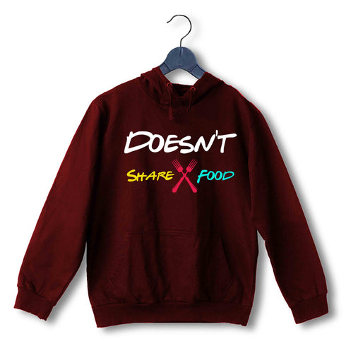 4 TV SERIES DOESN'T SHARE FOOD UNISEX HOODIE Sweatshirts
